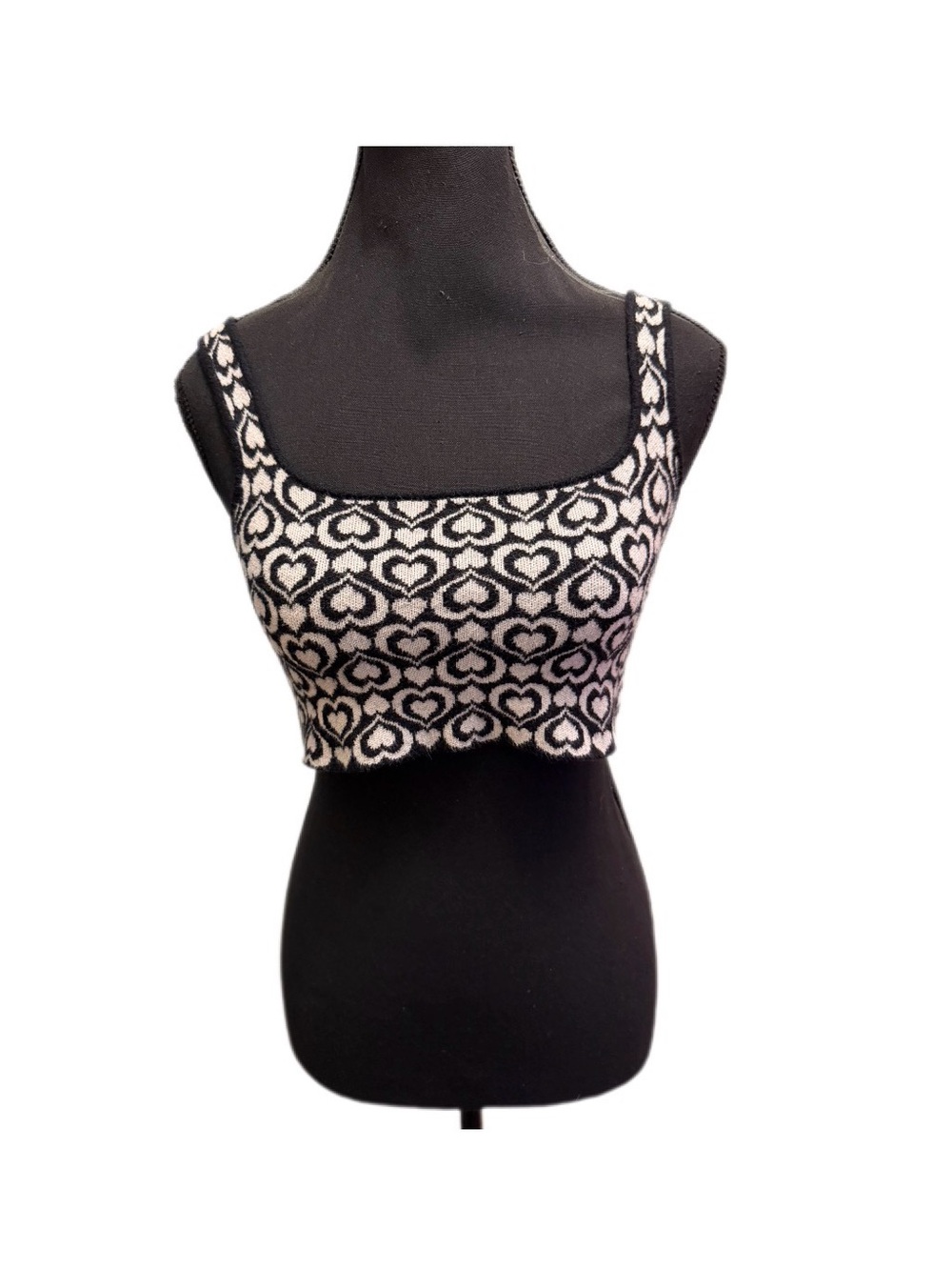 Cider women’s Heart-Pattern Crop Top